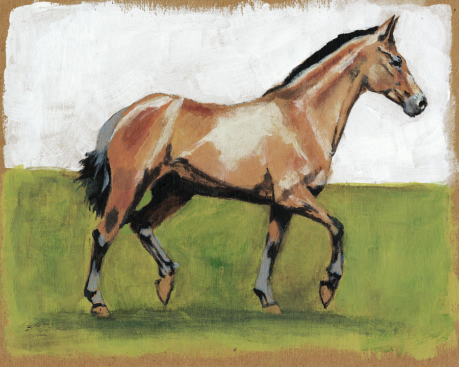 Equestrian Studies IIi Painting by Naomi Mccavitt