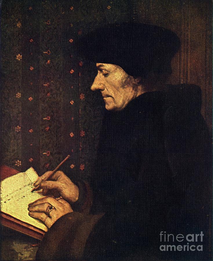 Erasmus Drawing by Print Collector