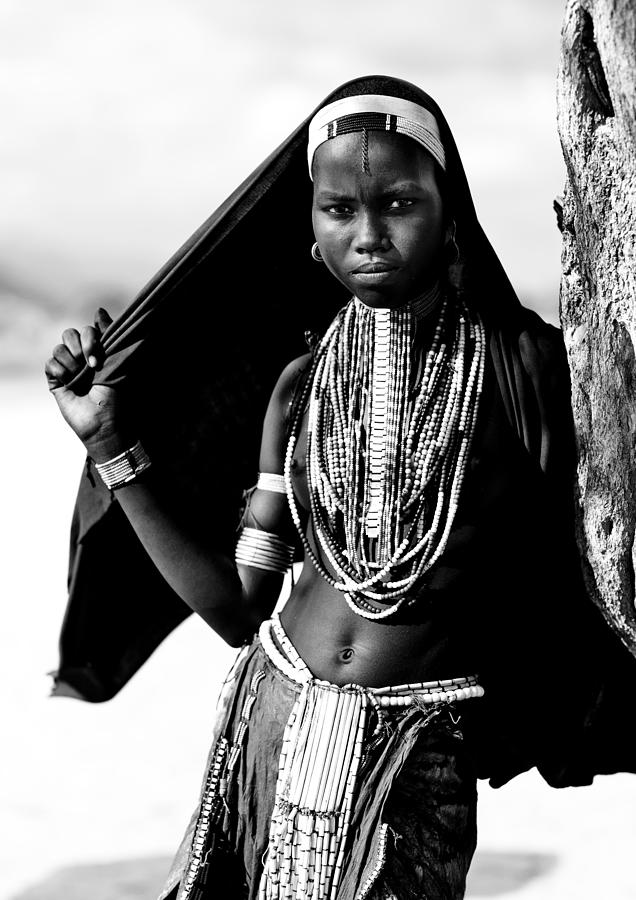 Erbore Tribe Woman In Ethiopia On Photograph by Eric Lafforgue