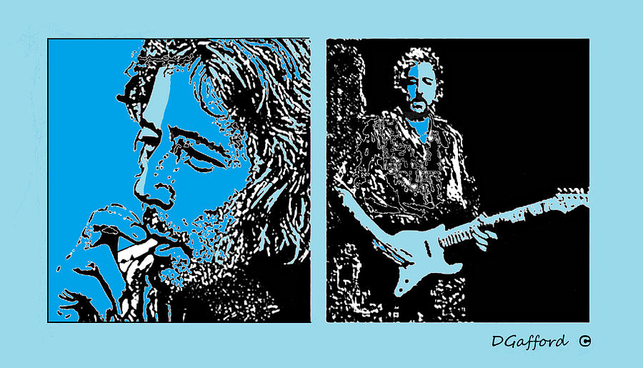 Eric Clapton Painting by Dave Gafford
