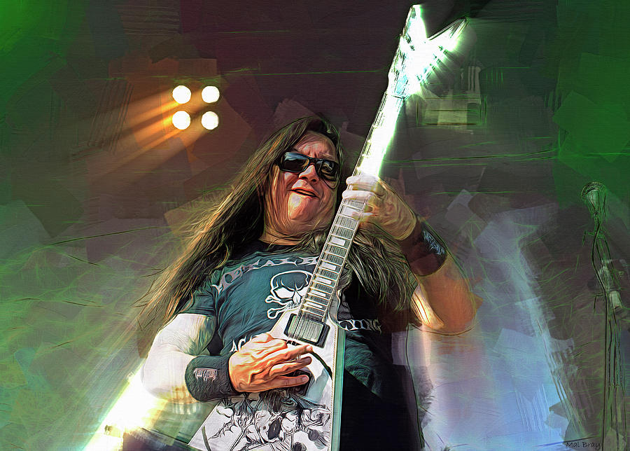 Eric Peterson, Testament Mixed Media by Mal Bray