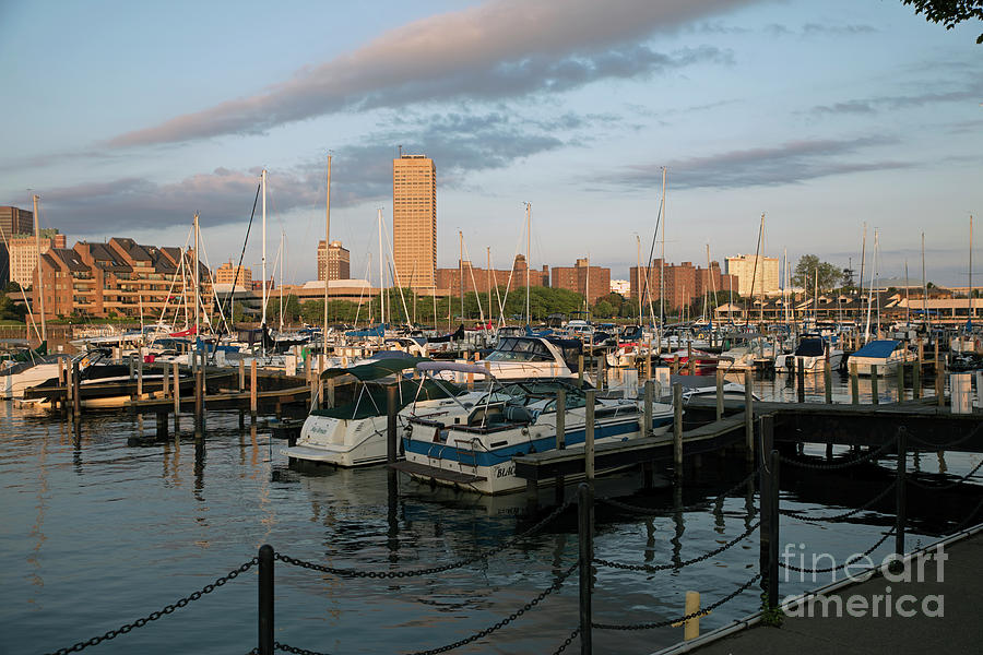 Erie Basin Marina near downtown Buffalo Photograph by Bill Cobb - Fine ...