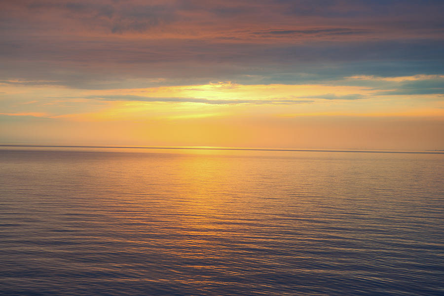 Erie Sunset DSC3049 Photograph by Kevin Eatinger