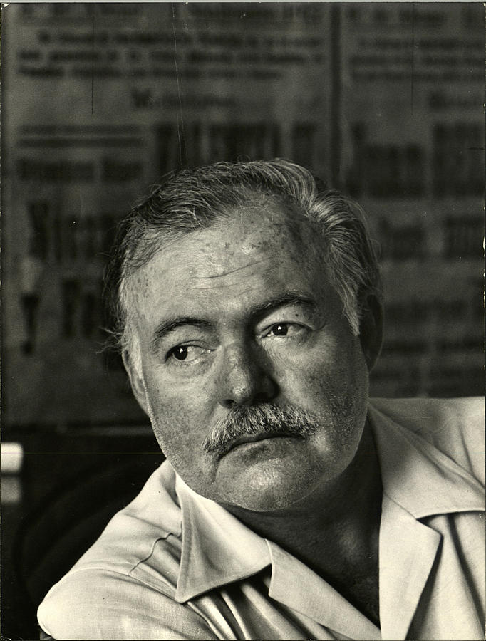 Human Interest Photograph - Ernest Hemingway in Cuba by Alfred Eisenstaedt