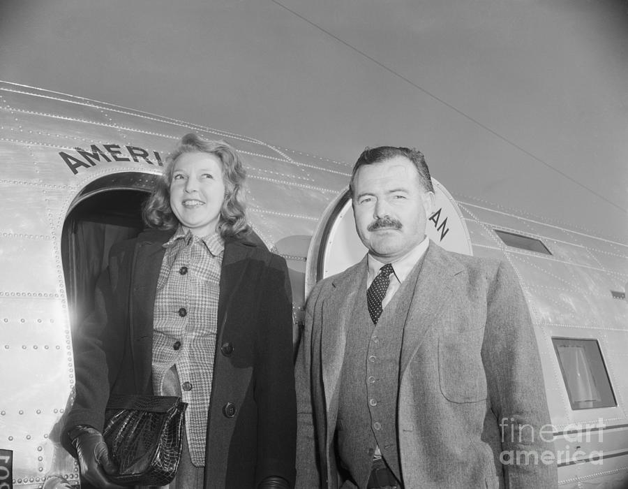 Ernest Hemingway With Martha Gellhorn Photograph by Bettmann