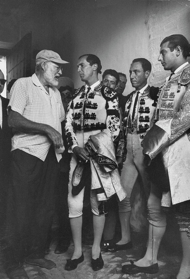 Ernest Hemingwayluis Miguel Dominguin Photograph by James Burke Ernest Hemingwayluis Miguel Dominguin Photograph by James Burke