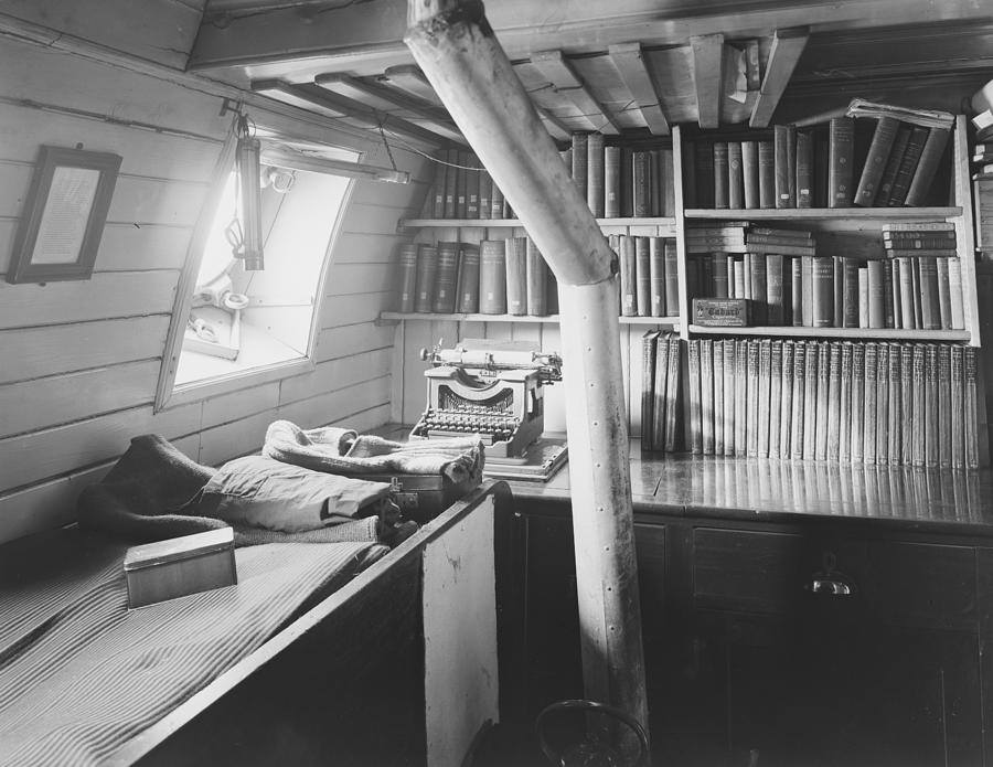 Ernest Shackletons Cabin Photograph by Royal Geographical Society