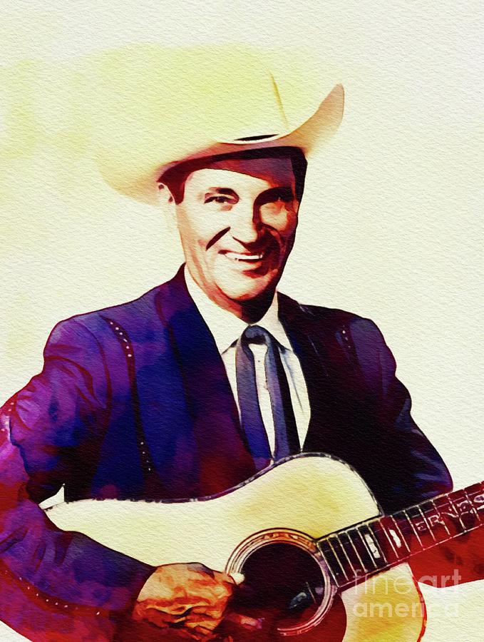 Ernest Tubb, Country Music Legend Painting