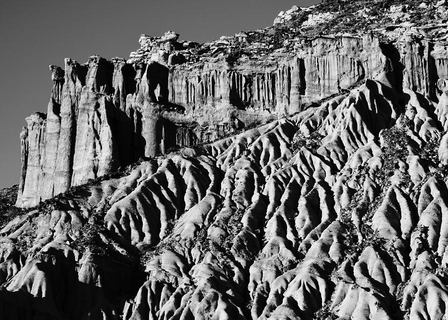 Eroded Cliff Red Rock Canyon Photograph by Brett Harvey