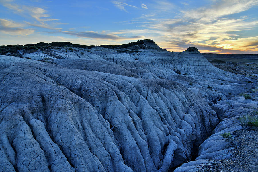 Eroded Dunes of Jasper Forest at Sunset Photograph by Ray Mathis