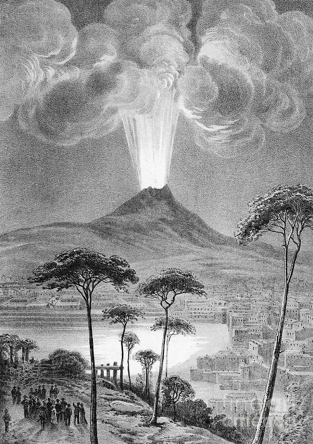 Eruption Of Vesuvius Photograph by Bettmann