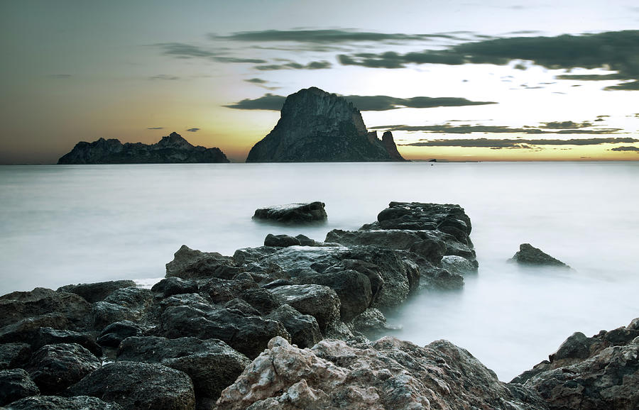 Es Vedra At Sunset Photograph by Image Taken By Mayte Torres