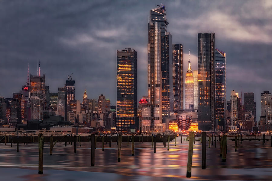 ESB NYC Hudson Yards Skyline Photograph by Susan Candelario