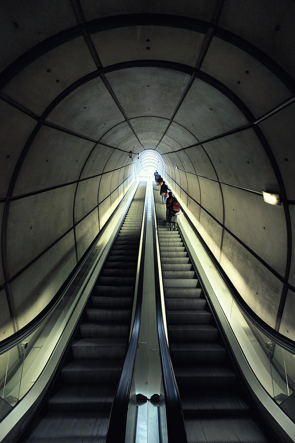 Escalator Photograph by Copyright By Tk21hx