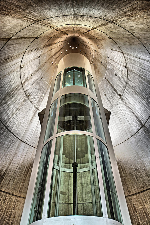 Architecture Photograph - Escalator by Martin Fleckenstein