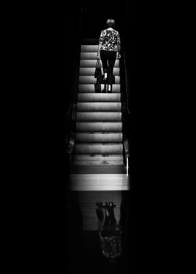 Escalator No 2 Photograph by Brian Carson
