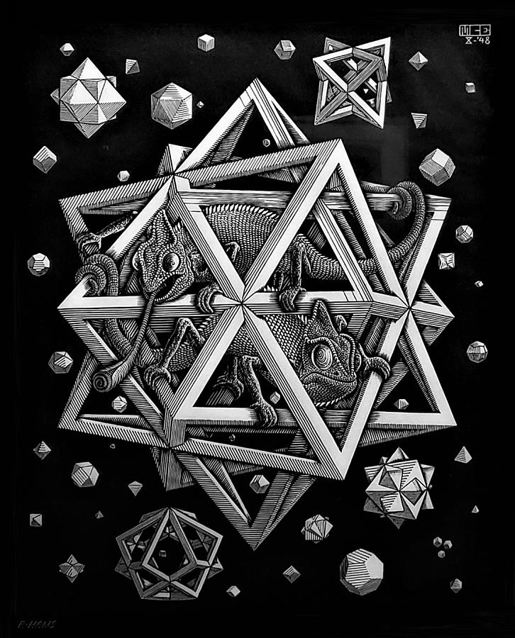 Maurits Cornelis Escher Photograph - Escher 111 by Rob Hans