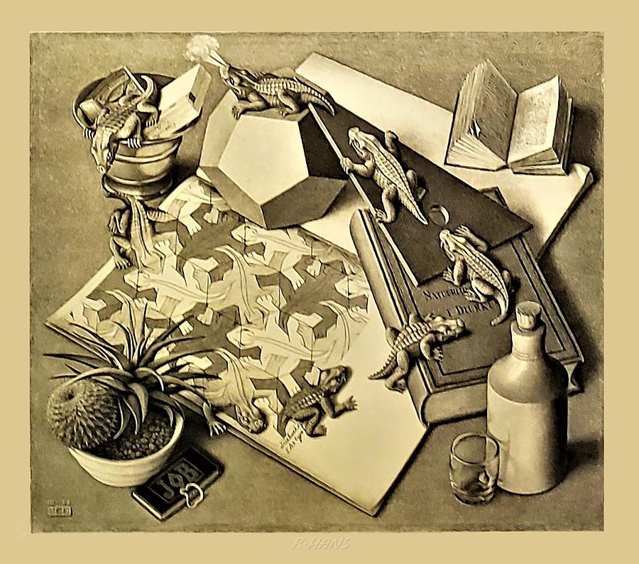 Maurits Cornelis Escher Photograph - Escher 119 by Rob Hans