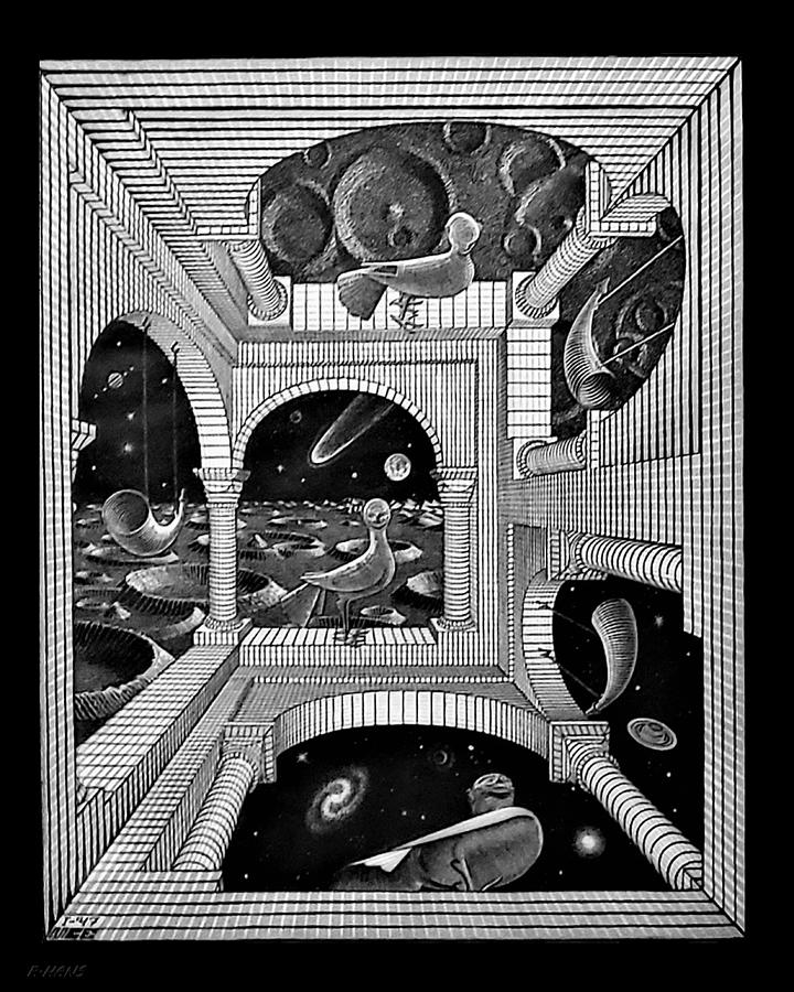 Maurits Cornelis Escher Photograph - Escher 133 by Rob Hans