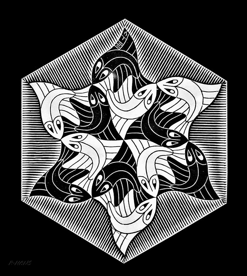 Maurits Cornelis Escher Photograph - Escher 61 by Rob Hans