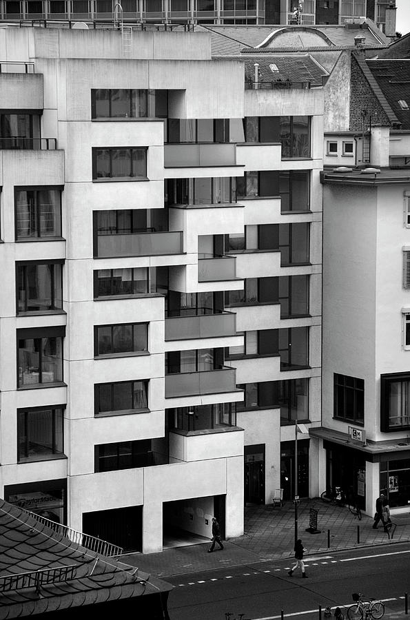 Black And White Photograph - Escher Lives Here in Black and White by Nicola Nobile