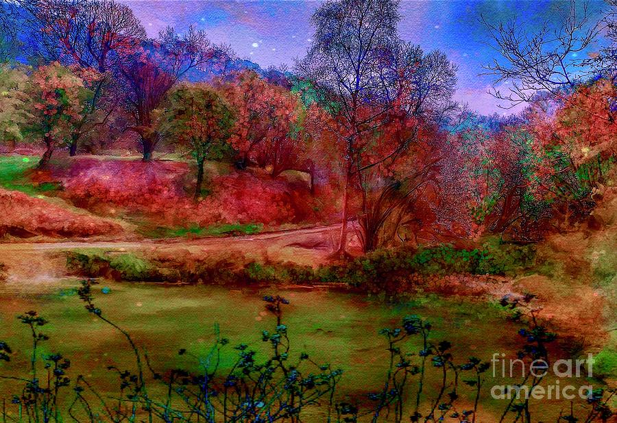 Esoteric Landscape Mixed Media by Lauries Intuitive