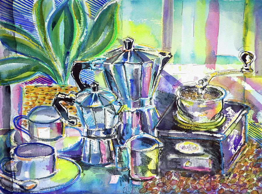 Espresso Painting by Seeables Visual Arts