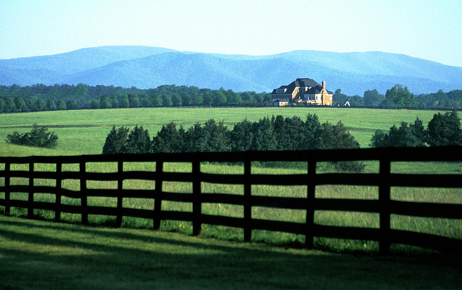 Estate in Horse country in Virginia Photograph by Carl Purcell - Fine ...