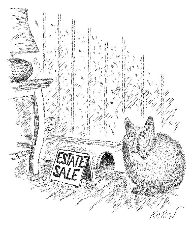 Estate Sale Drawing by Edward Koren
