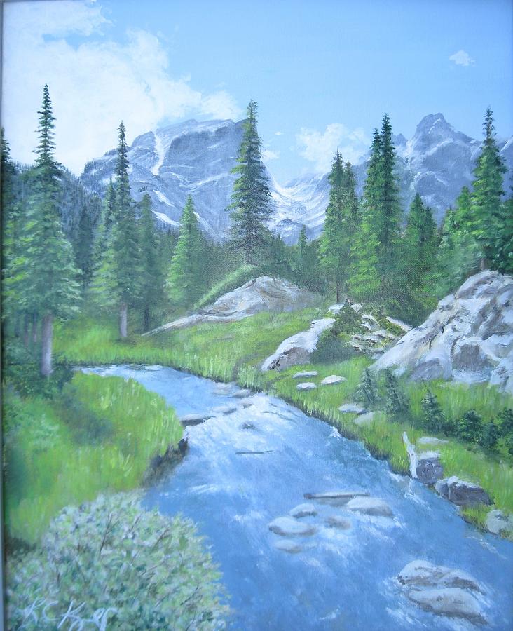 Estes Park Painting by KC Knight - Fine Art America