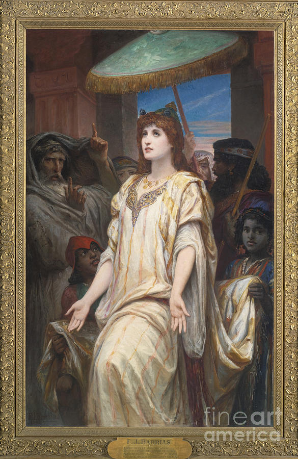 Esther Before Ahasuerus, 1894 Drawing by Heritage Images
