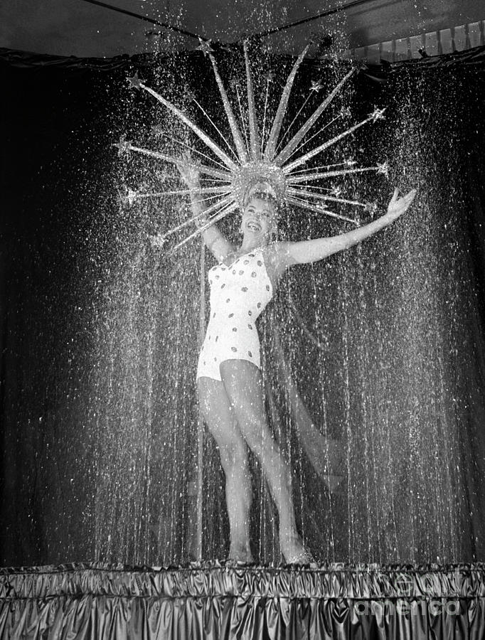 Esther Williams Performs In Night Club Photograph by Bettmann