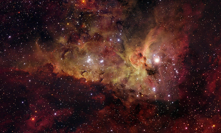 Eta Carinae Is A Colorful Southern Photograph by Stocktrek Images Eta Carinae Is A Colorful Southern Photograph by Stocktrek Images