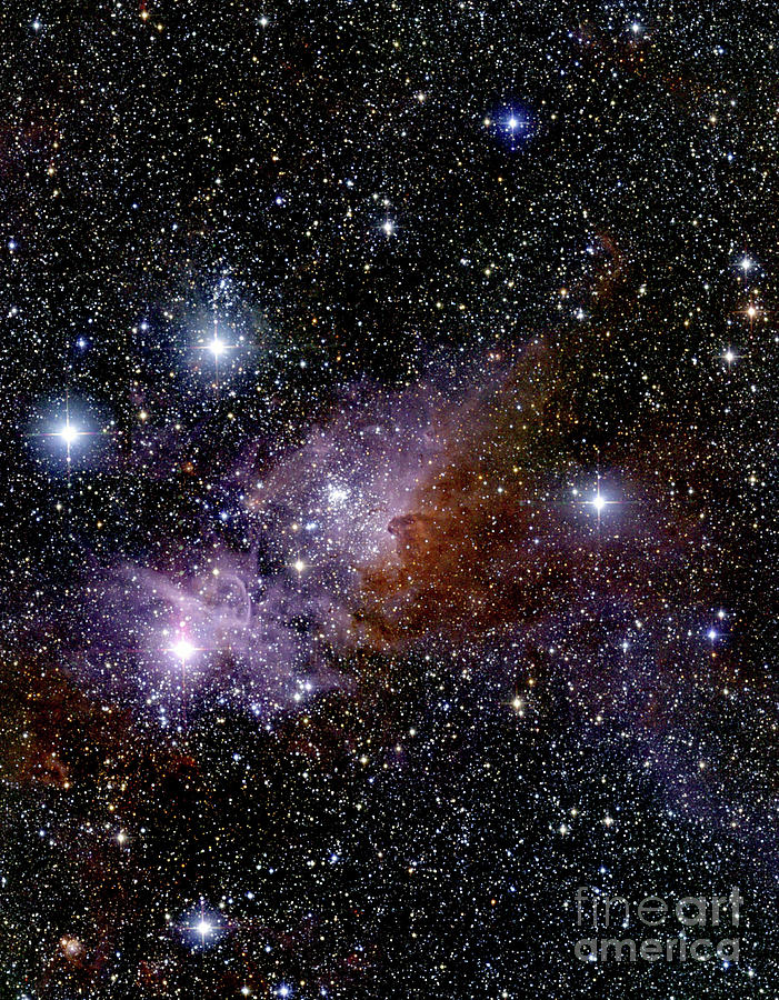 Eta Carinae Nebula Photograph by 2mass Project/nasa/science Photo Library