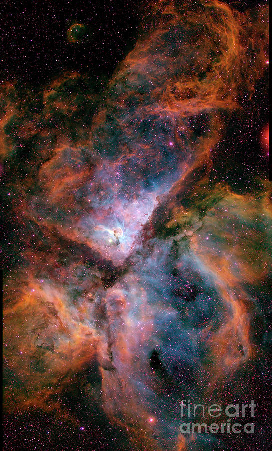 Eta Carinae Nebula Photograph by National Optical Astronomy Observatories/science Photo Library