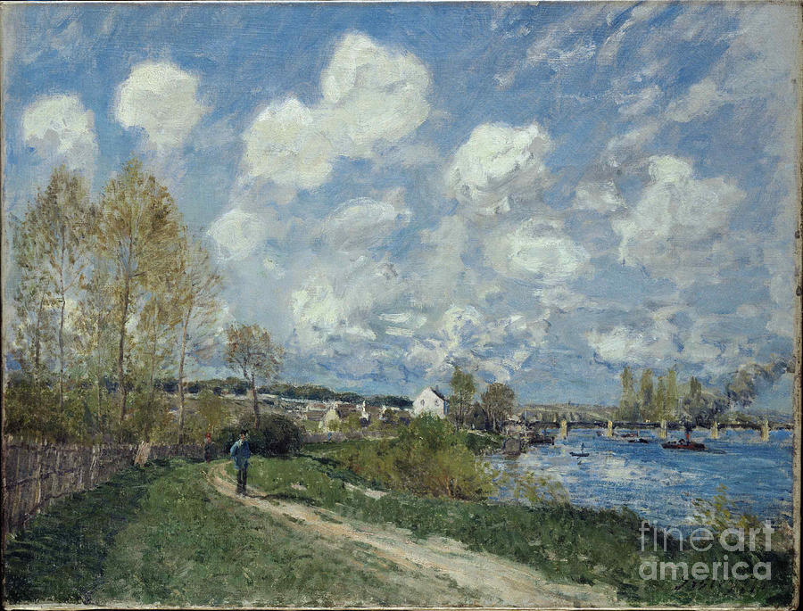 Ete À Bougival Summer At Bougival Drawing by Heritage Images