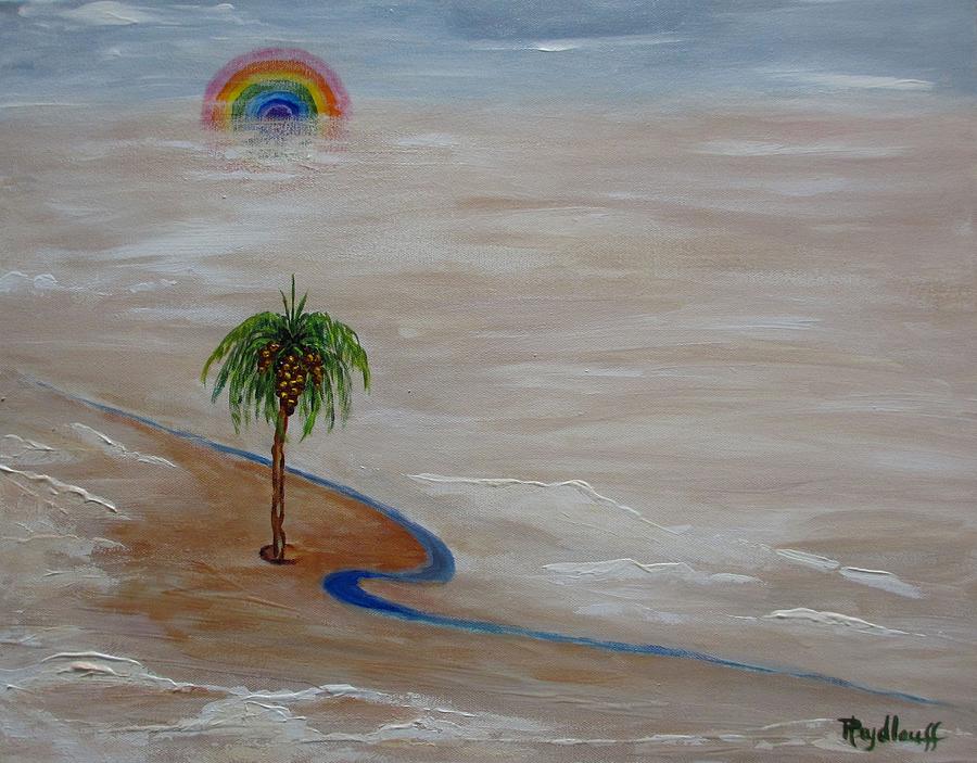 Desert Painting - Eternal Fertility by Pat Heydlauff
