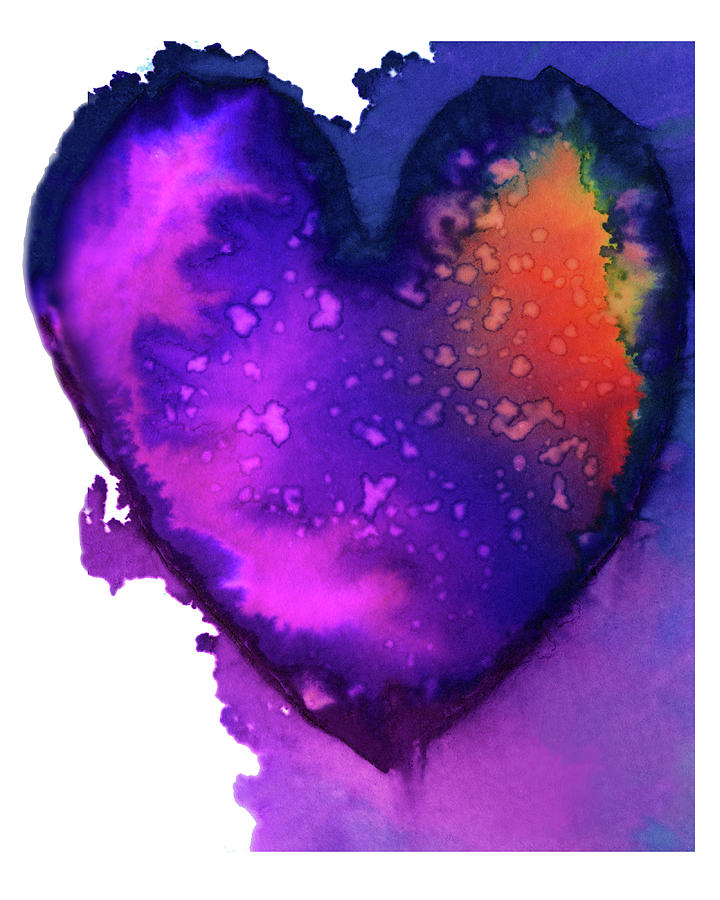 Eternal heart No. 4 Painting by Kathy Morton Stanion - Pixels