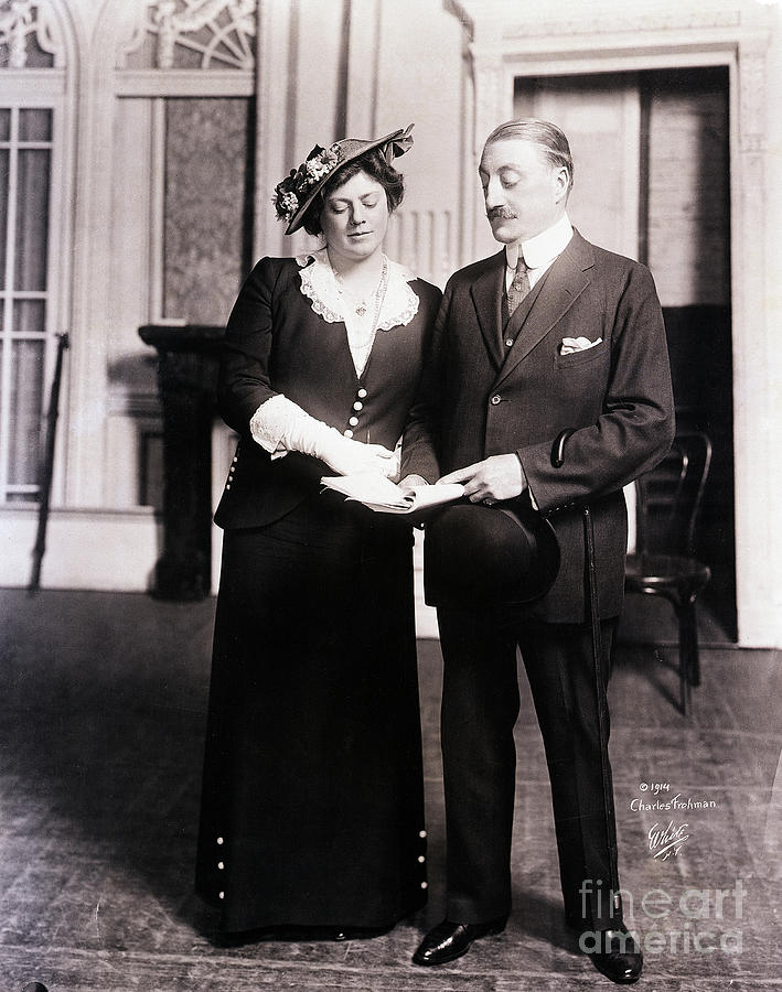 Ethel Barrymore And John Drew Photograph by Bettmann