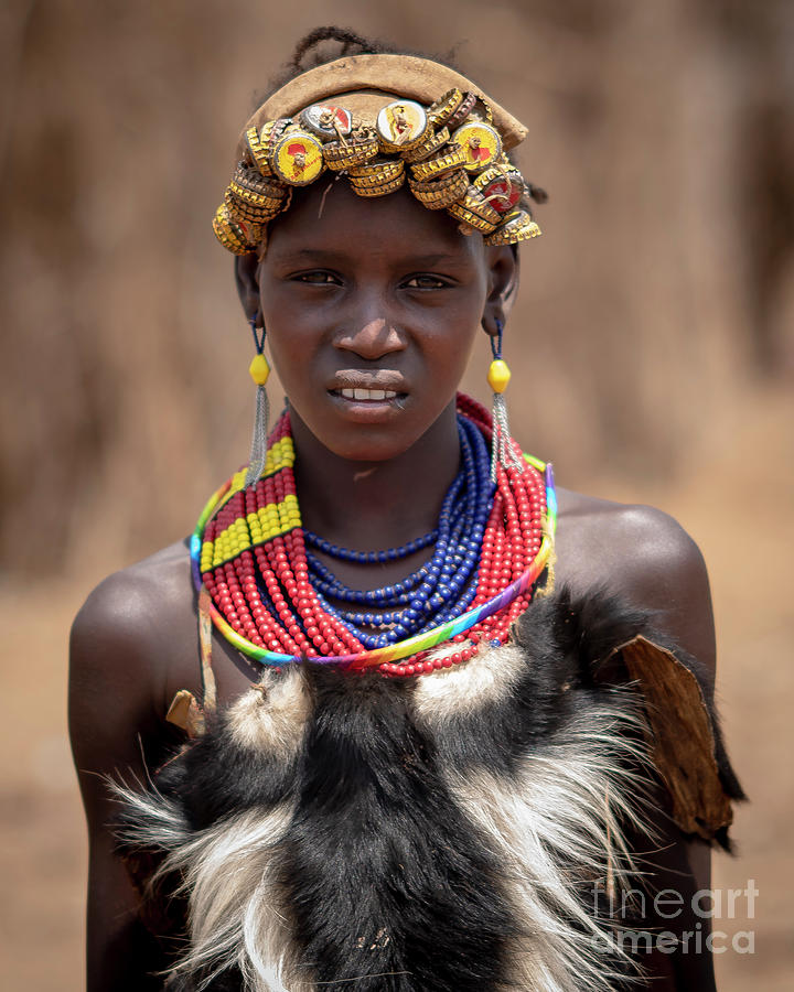 Ethiopia Style Portrait Photograph by Mark Johnson - Fine Art America