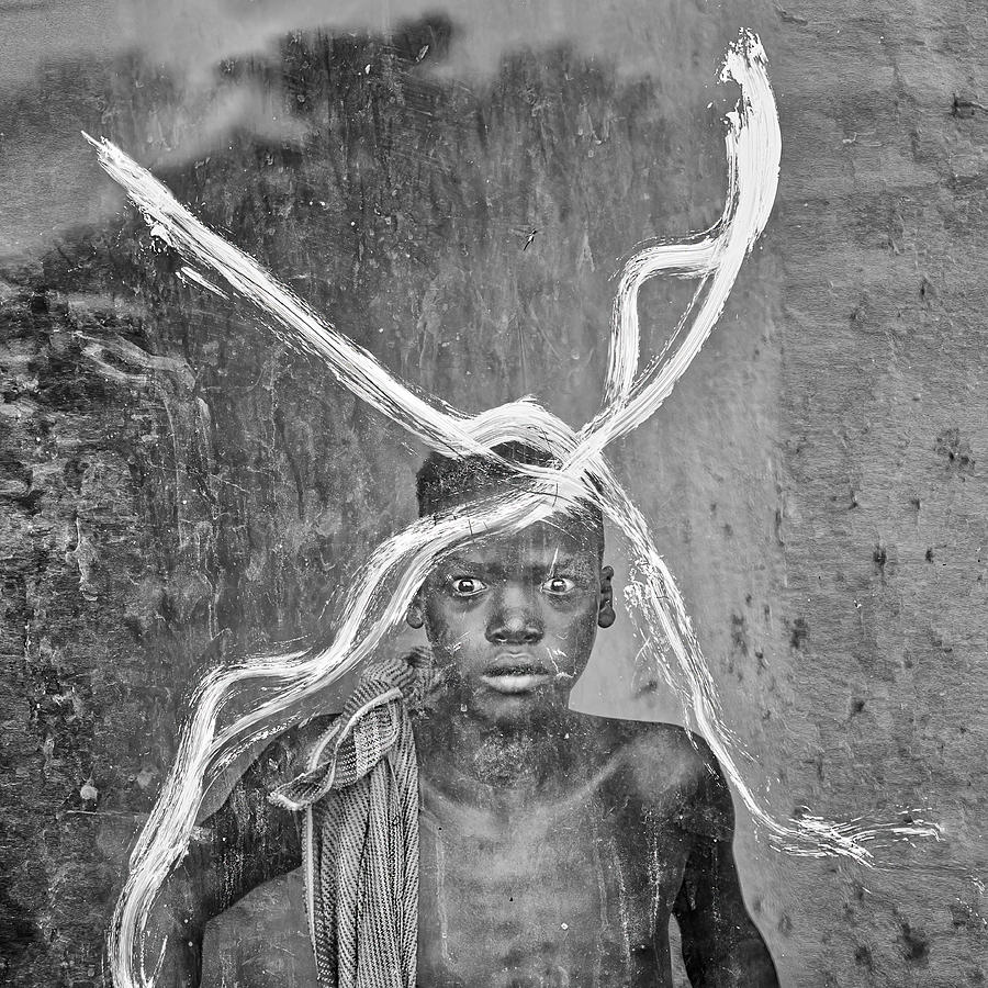 Ethiopian Child Portrait Photograph by Juan Luis Duran