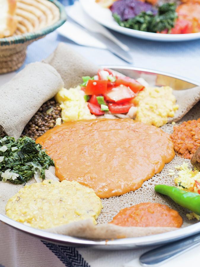Ethiopian Fasting Food Photograph by Magdalena Paluchowska