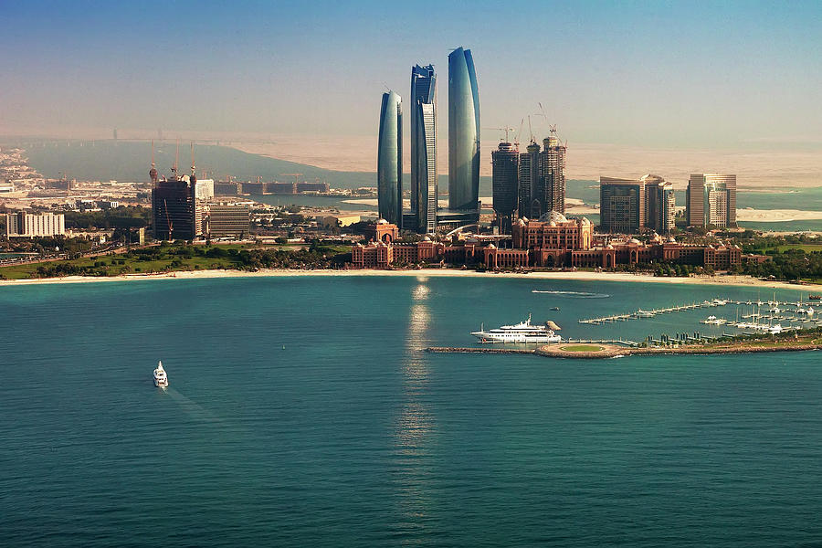 Etihad Towers And Emirates Palace Photograph by Figurative Speech