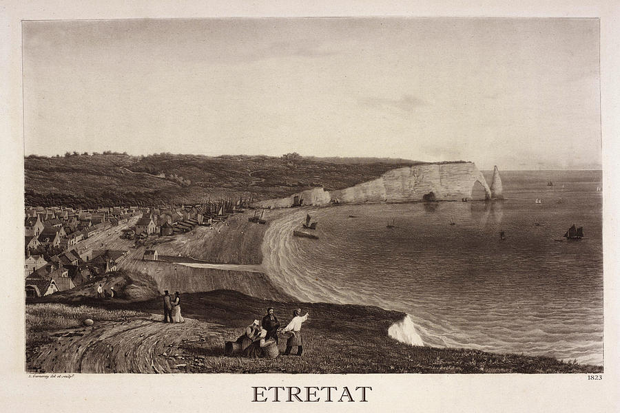 Etretat 1823 Photograph by Andrew Fare
