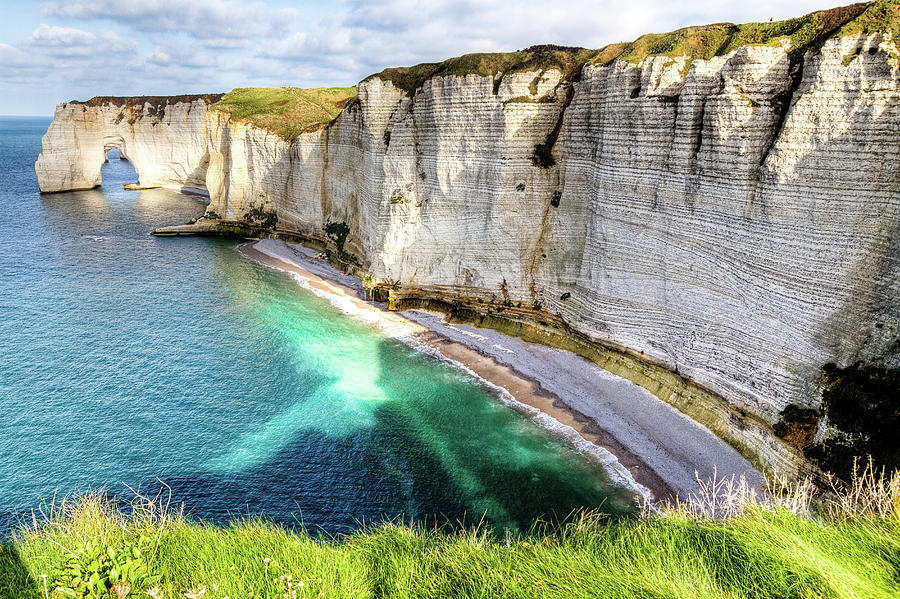 Etretat Cliffs In Normandy Photograph by Loic Lagarde