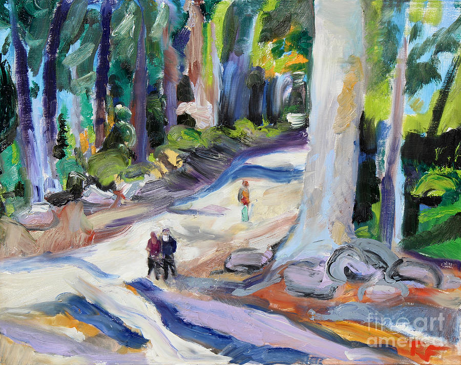 Eucalyptus Grove Painting by Richard Fox