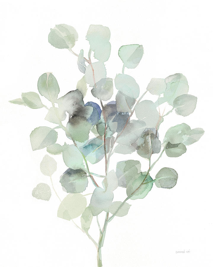 Blue Painting - Eucalyptus IIi Cool by Danhui Nai