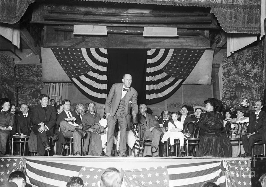 Eugene Debs Delivering Speech Photograph by Bettmann