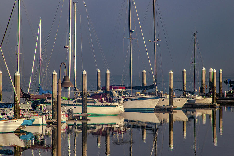 Eureka Boat Reflections Photograph