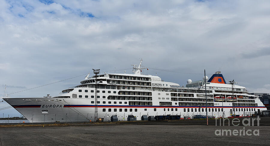 Europa Cruise Ship, Ocean Terminal Photograph by Yvonne Johnstone